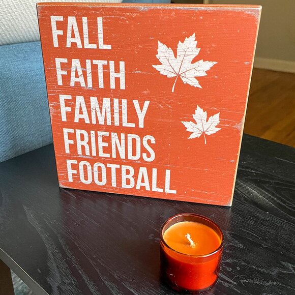 Rustic Fall/Thanksgiving Decor Wooden Box Sign - Picture 3 of 13